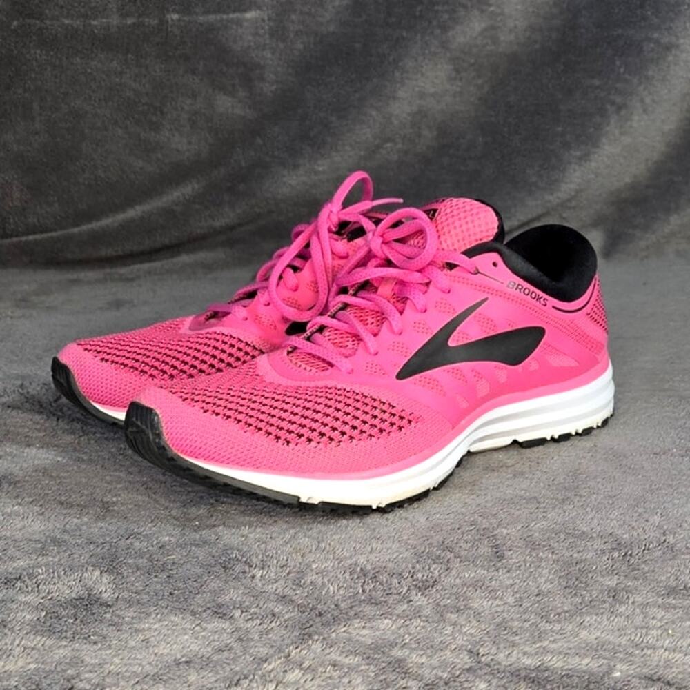 Brooks Revel 1 Running Shoe Hot Caution Pink Women's Size 9.5